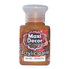 Ακρυλικό Χρώμα 60ml Maxi Decor Τερακότα MA065_MA065060